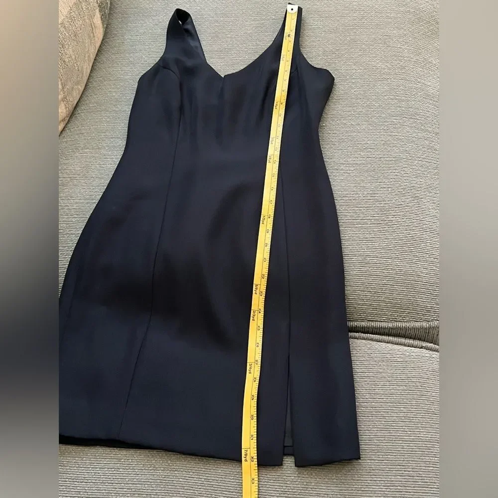 Hugo Buscati Black Sleeveless V-Neck Mini Dress - Picture 8 of 11